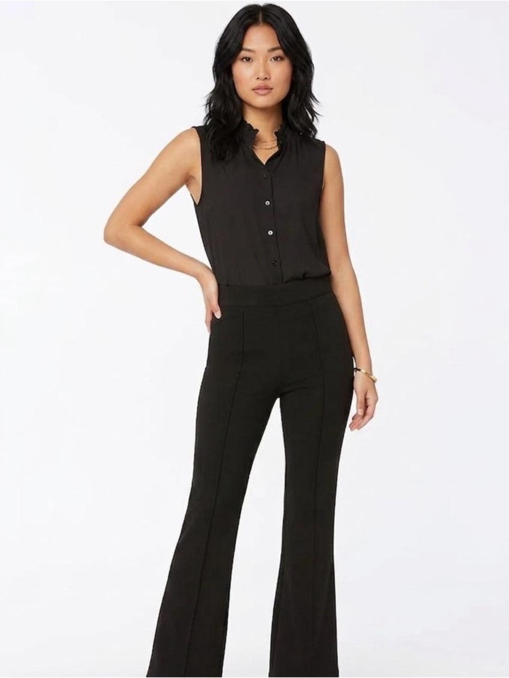 J. Crew Black Boot-Cut Flare Pants